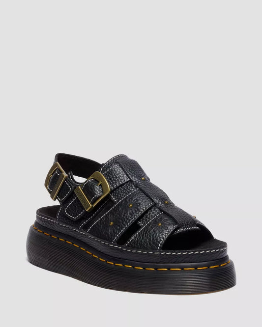 WRENLIE OPEN TOE NAPPA FISHERMAN PLATFORM SANDALS