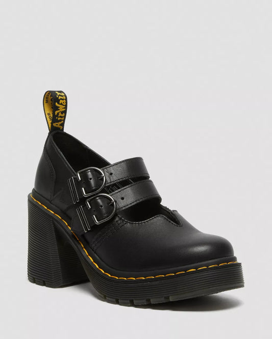 EVIEE SENDAL HEELED MARY JANE SHOES