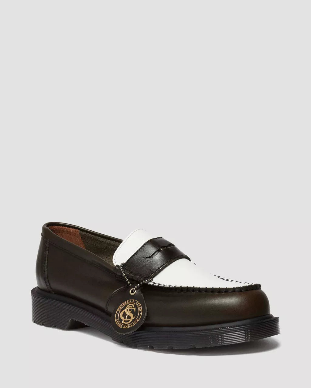 PENTON MADE IN ENGLAND TWO-TONE LOAFERS