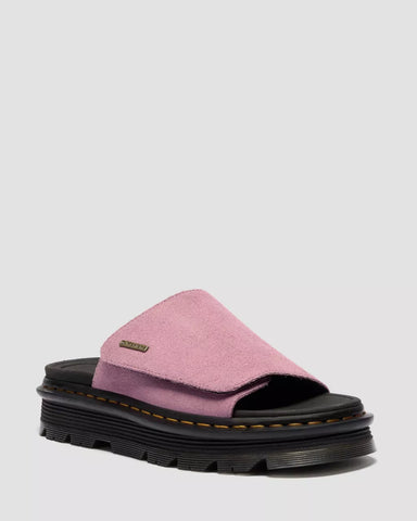ZEBZAG SLIDES SUEDE STRAP PLATFORM SANDALS