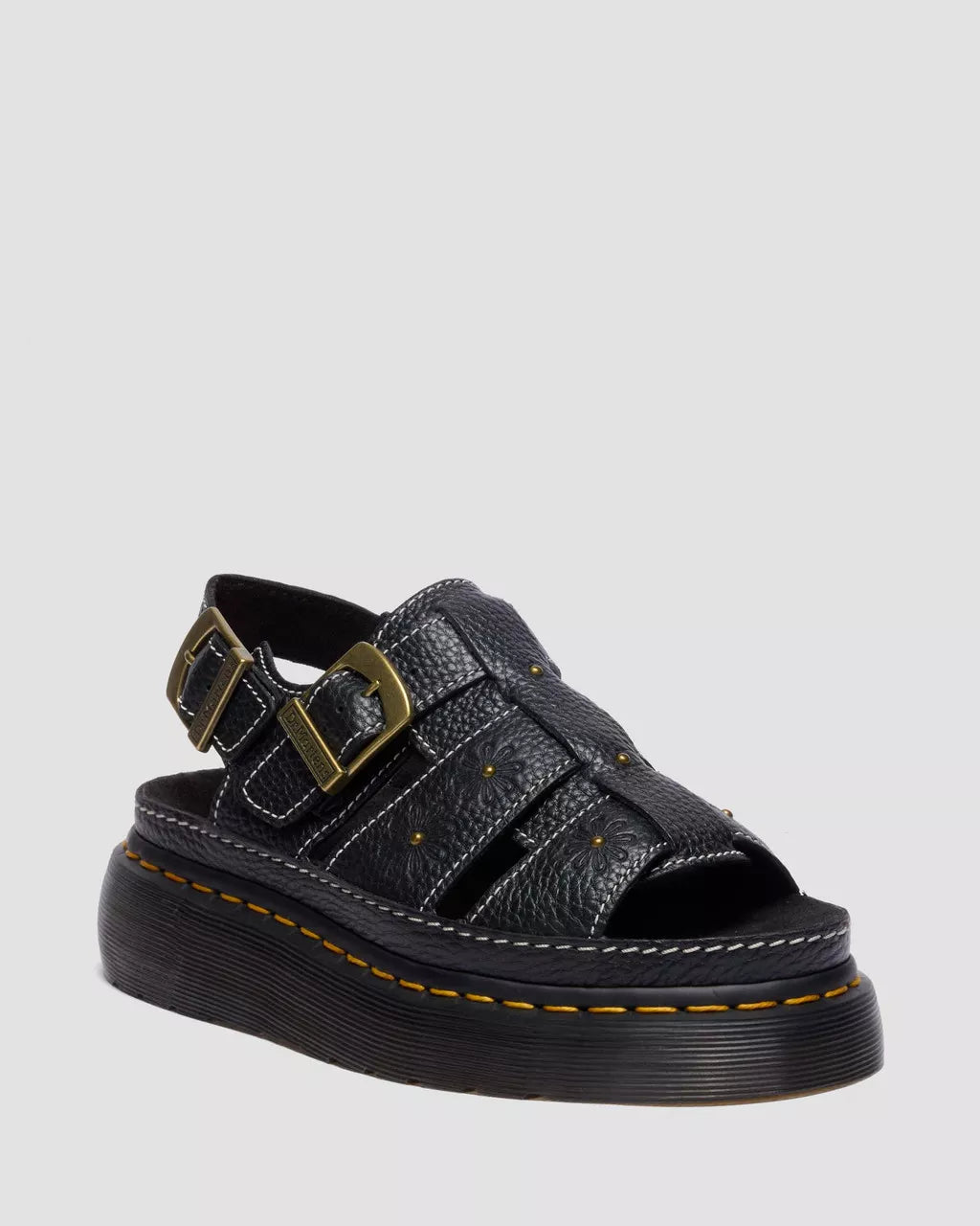 WRENLIE OPEN TOE NAPPA FISHERMAN PLATFORM SANDALS