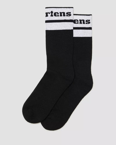 ATHLETIC LOGO ORGANIC COTTON BLEND SOCKS