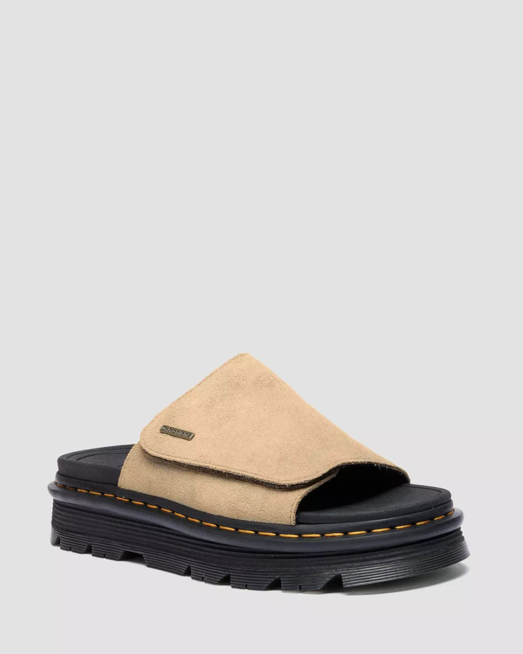 ZEBZAG SLIDES SUEDE STRAP PLATFORM SANDALS