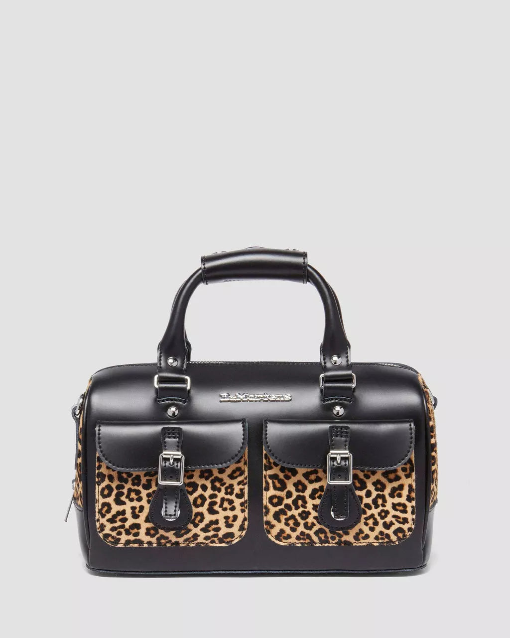 TOP HANDLE BAG LEOPARD PRINT HAIR ON