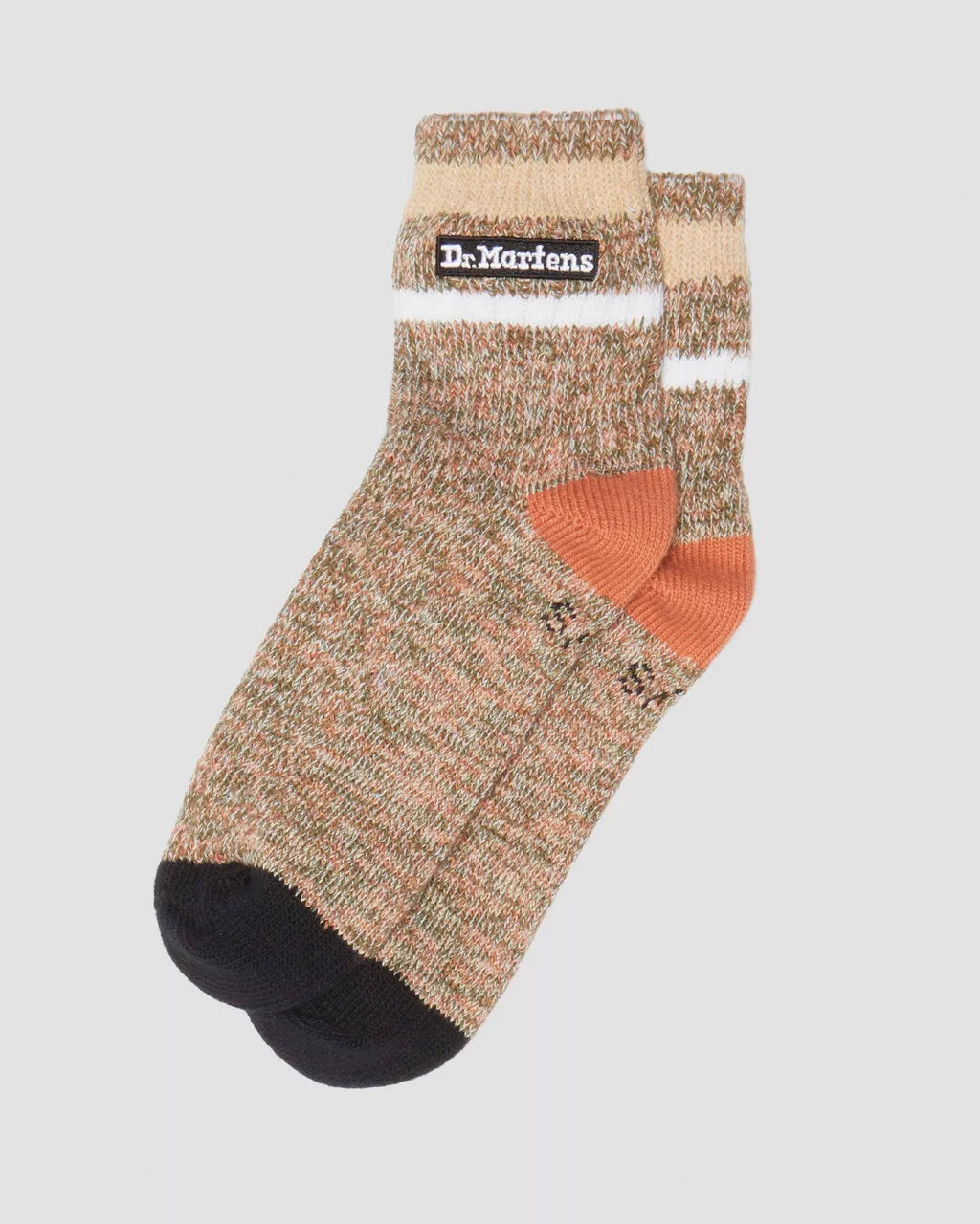 SHORT MARL COTTON BLEND SOCKS