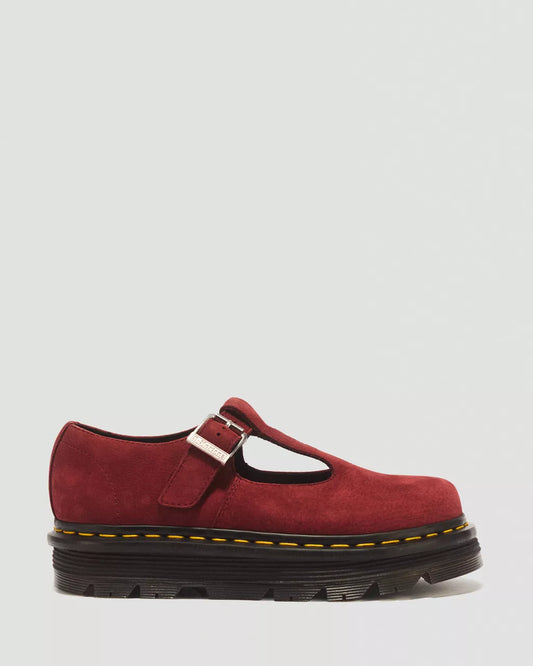 ZEBZAG MARY JANE MILLED NUBUCK SHOES