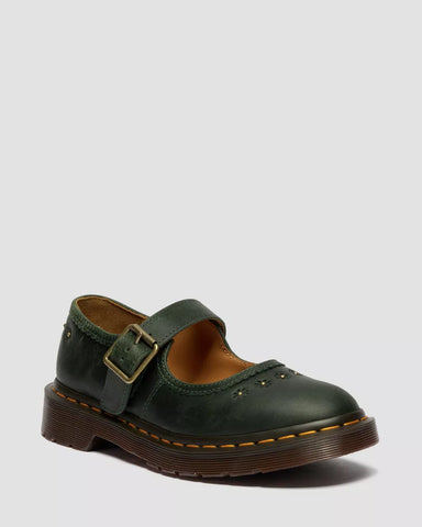 MARY JANE FLOWER CRAZY HORSE SHOES