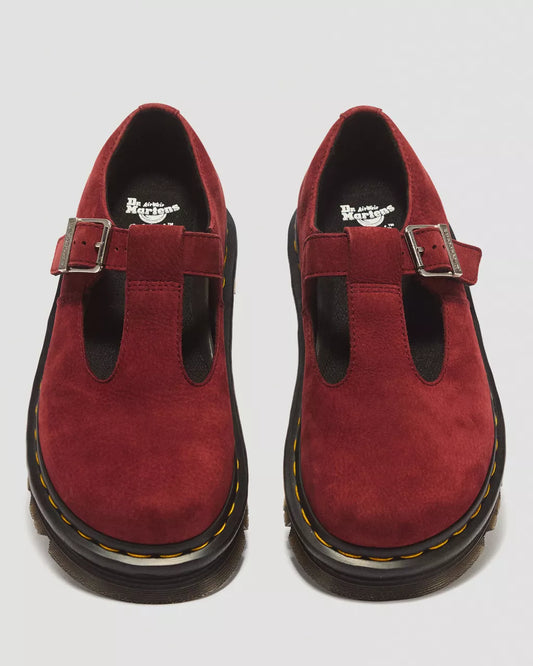 ZEBZAG MARY JANE MILLED NUBUCK SHOES
