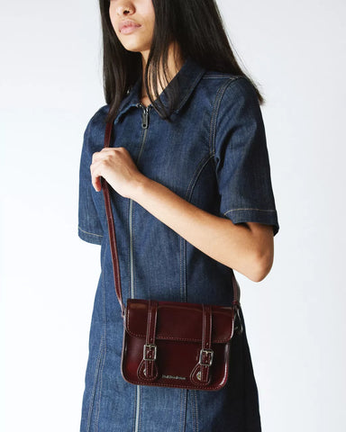 7 INCH VEGAN CROSSBODY BAG