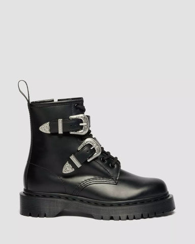 1460 WESTERN BUCKLE BEX ATLAS LACE UP ANKLE BOOTS