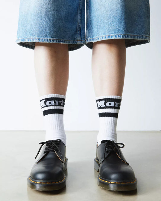 ATHLETIC LOGO ORGANIC COTTON BLEND SOCKS