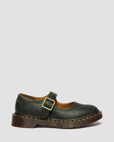 MARY JANE FLOWER CRAZY HORSE SHOES