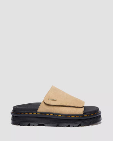 ZEBZAG SLIDES SUEDE STRAP PLATFORM SANDALS