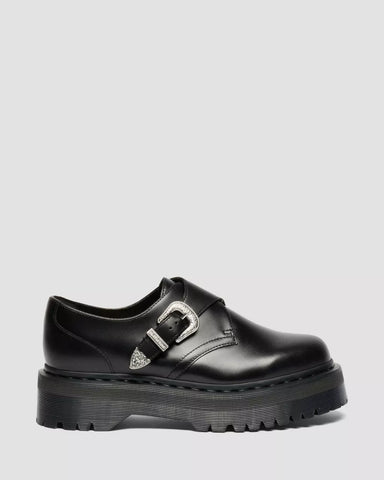 RETRO MONK QAUD TUMBLE STRAP SHOES