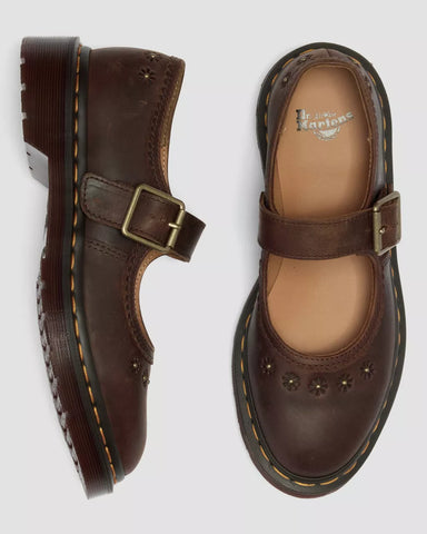 MARY JANE FLOWER CRAZY HORSE SHOES