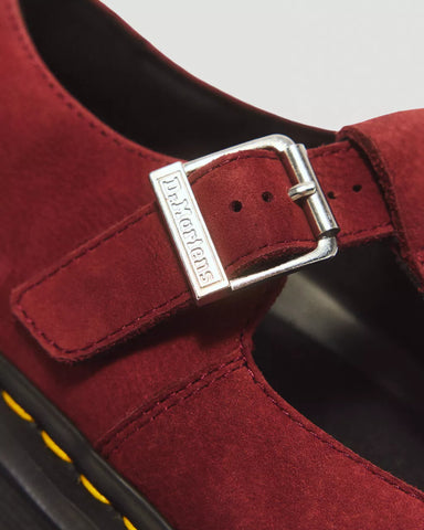 ZEBZAG MARY JANE MILLED NUBUCK SHOES