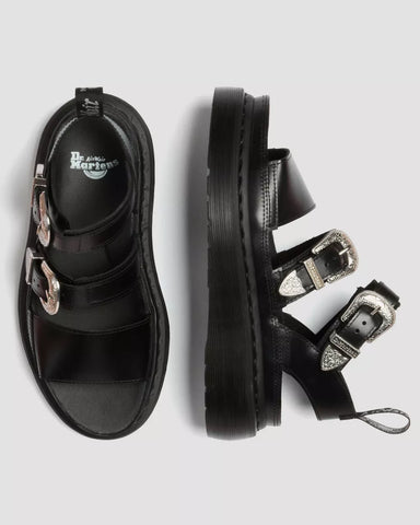 GRYPHON QUAD GLADIATOR PLATFORM SANDALS