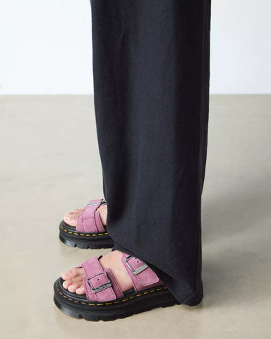 ZEBZAG SUEDE SANDALS