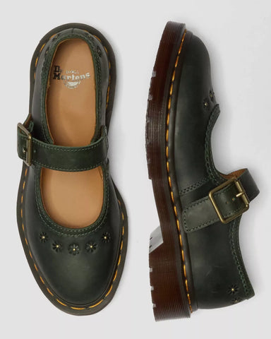 MARY JANE FLOWER CRAZY HORSE SHOES