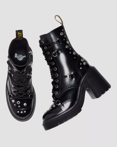 CHESNEY STUDDED BUTTERO FLARE HEELED BOOTS