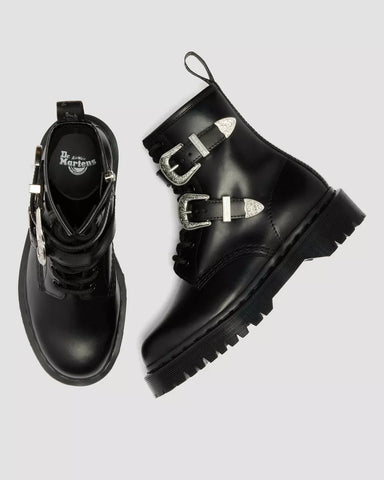 1460 WESTERN BUCKLE BEX ATLAS LACE UP ANKLE BOOTS