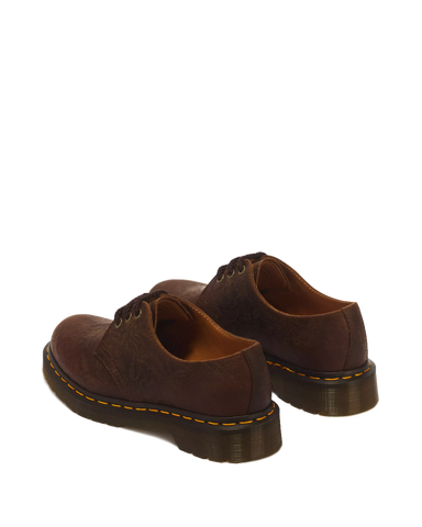 1461 FLORAL EMBOSS 3 EYE CRAZY HORSE SHOES