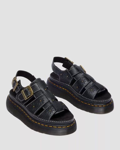 WRENLIE OPEN TOE NAPPA FISHERMAN PLATFORM SANDALS