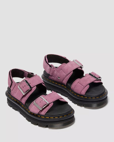 ZEBZAG SUEDE SANDALS