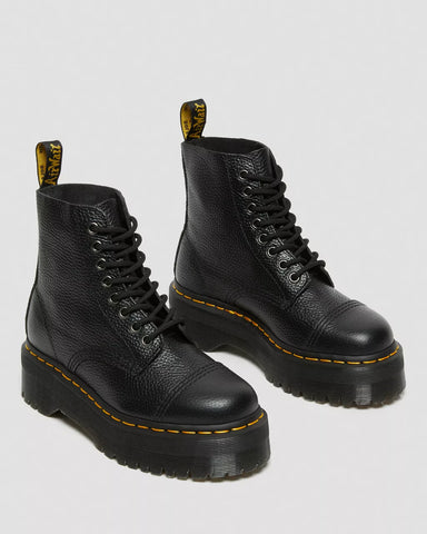 SINCLAIR MILLED NAPPA PLATFORM BOOTS