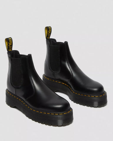 2976 POLISHED SMOOTH PLATFORM CHELSEA BOOTS