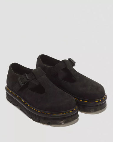 ZEBZAG MARY JANE MILLED NUBUCK SHOES
