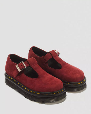ZEBZAG MARY JANE MILLED NUBUCK SHOES