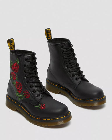 1460 VONDA FLORAL LACE UP BOOTS