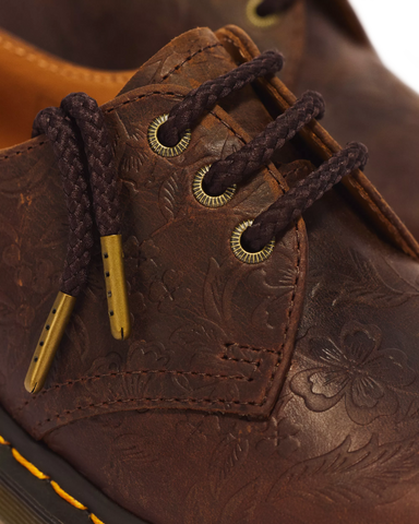 1461 FLORAL EMBOSS 3 EYE CRAZY HORSE SHOES