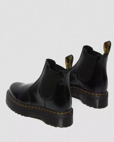 2976 POLISHED SMOOTH PLATFORM CHELSEA BOOTS