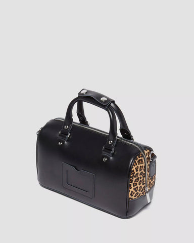 TOP HANDLE BAG LEOPARD PRINT HAIR ON