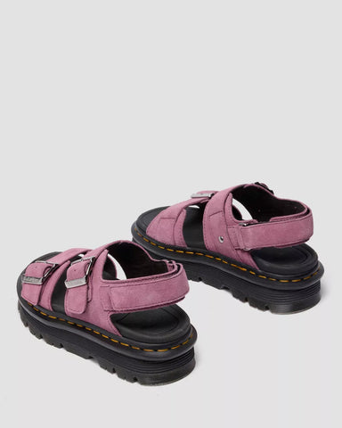 ZEBZAG SUEDE SANDALS