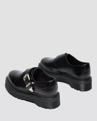 RETRO MONK QAUD TUMBLE STRAP SHOES