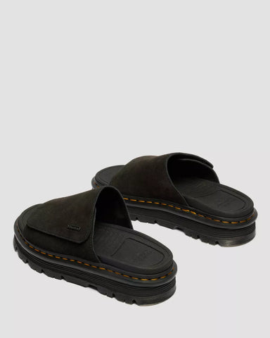 ZEBZAG SLIDES SUEDE STRAP PLATFORM SANDALS