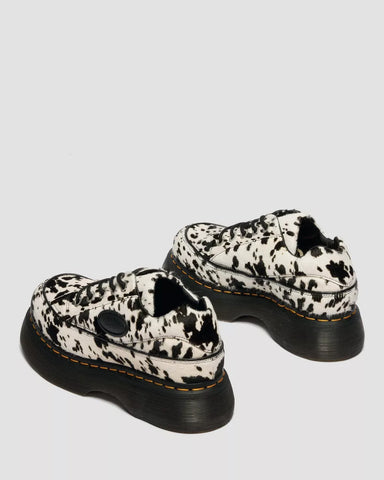 BUZZ 5-EYE DALMATIAN HAIR ON LEATHER SHOES