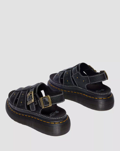 WRENLIE OPEN TOE NAPPA FISHERMAN PLATFORM SANDALS