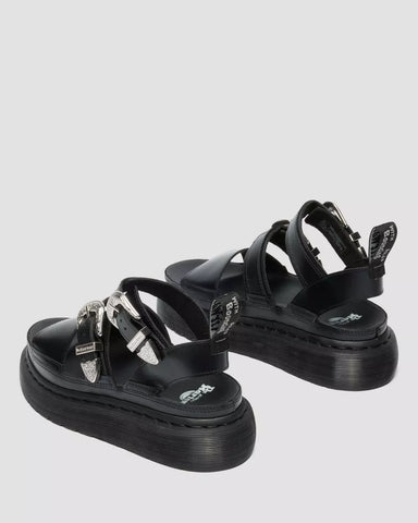 GRYPHON QUAD GLADIATOR PLATFORM SANDALS