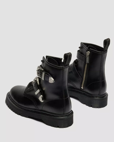1460 WESTERN BUCKLE BEX ATLAS LACE UP ANKLE BOOTS