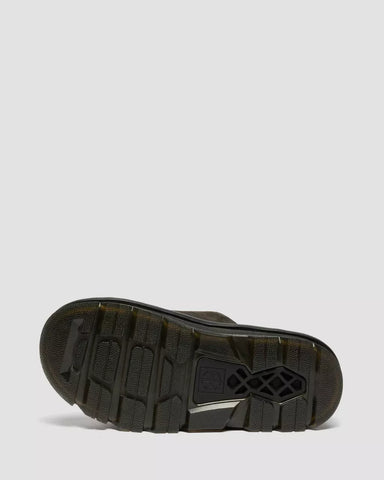 ZEBZAG SLIDES SUEDE STRAP PLATFORM SANDALS