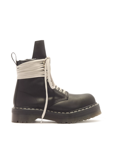 RICK OWENS STEEL TOE BOOTS