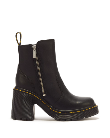 SPENCE ZIP SENDAL HEELED BOOTS