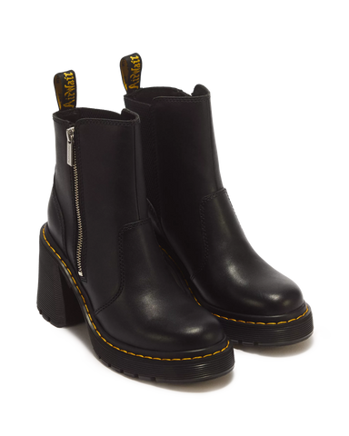 SPENCE ZIP SENDAL HEELED BOOTS