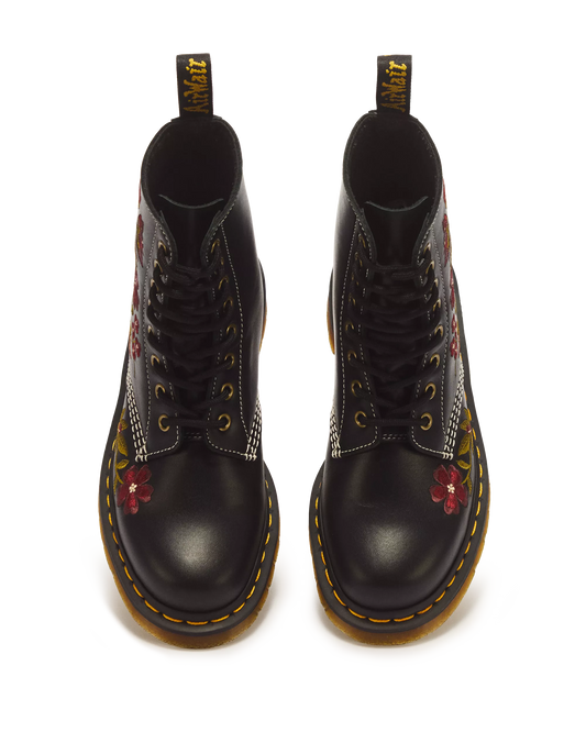 1460 PASCALS FLORAL 8 EYE WANAMA LACE UP BOOTS