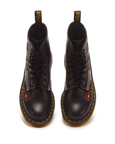 1460 PASCALS FLORAL 8 EYE WANAMA LACE UP BOOTS