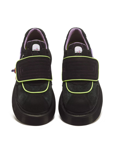 90S BABE MIXED MATERIALS BARREL EDGE SOLE